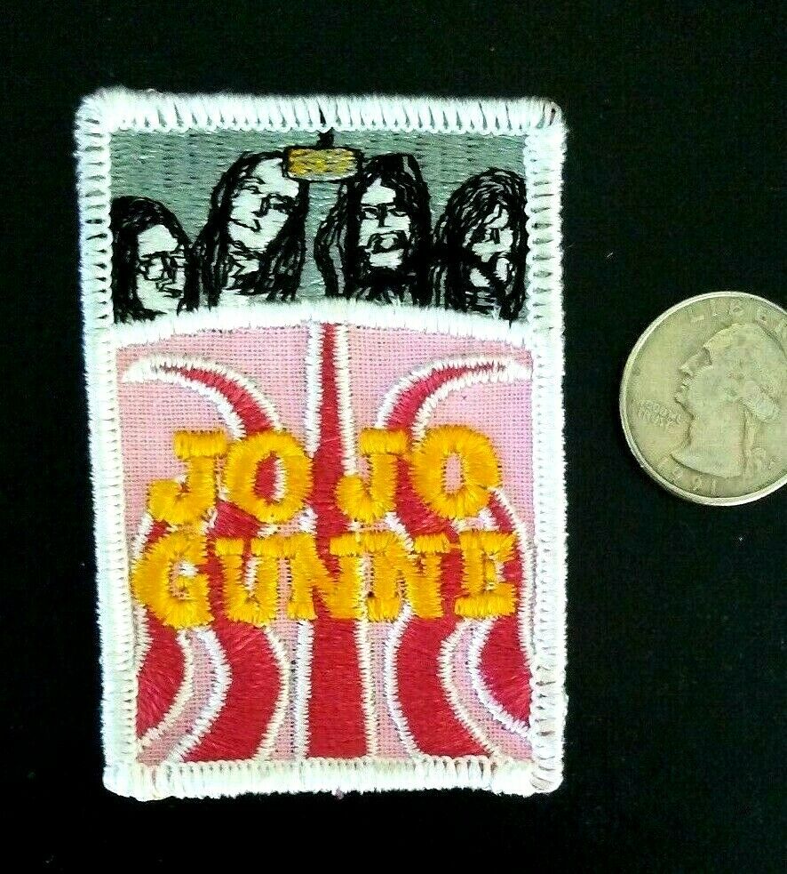 Vintage Jo Jo Gunne Rock Band Music Group 1970's Embroidered Sew-on Patch Nos