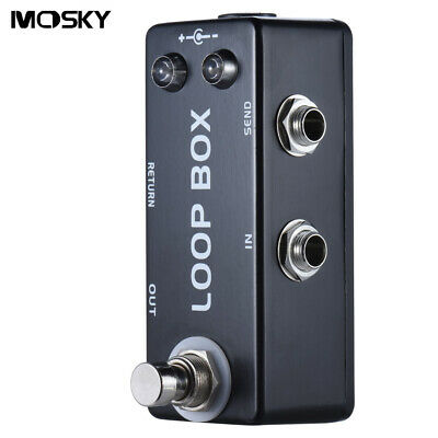 Mosky Loop Box Mini Guitar Effect Pedal True Bypass Looper Route Selection