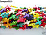 Cute Little Mix Color Howlite Turquoise Side Ways Crosses Beads 8mm X 10mm 16''