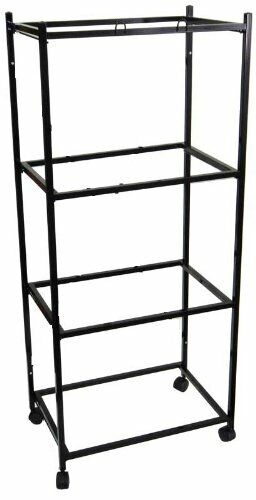 4-tiers Rolling Stand For 24"x16"x16"h Aviary Bird Flight Breeding Cages