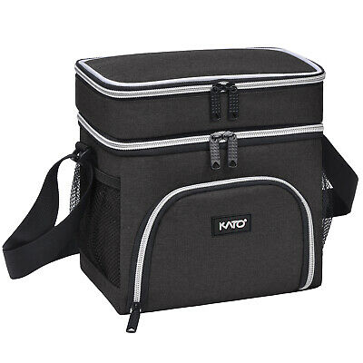Insulated Lunch Bag Totes Best Large Thermos Cooler Container Double Compartment