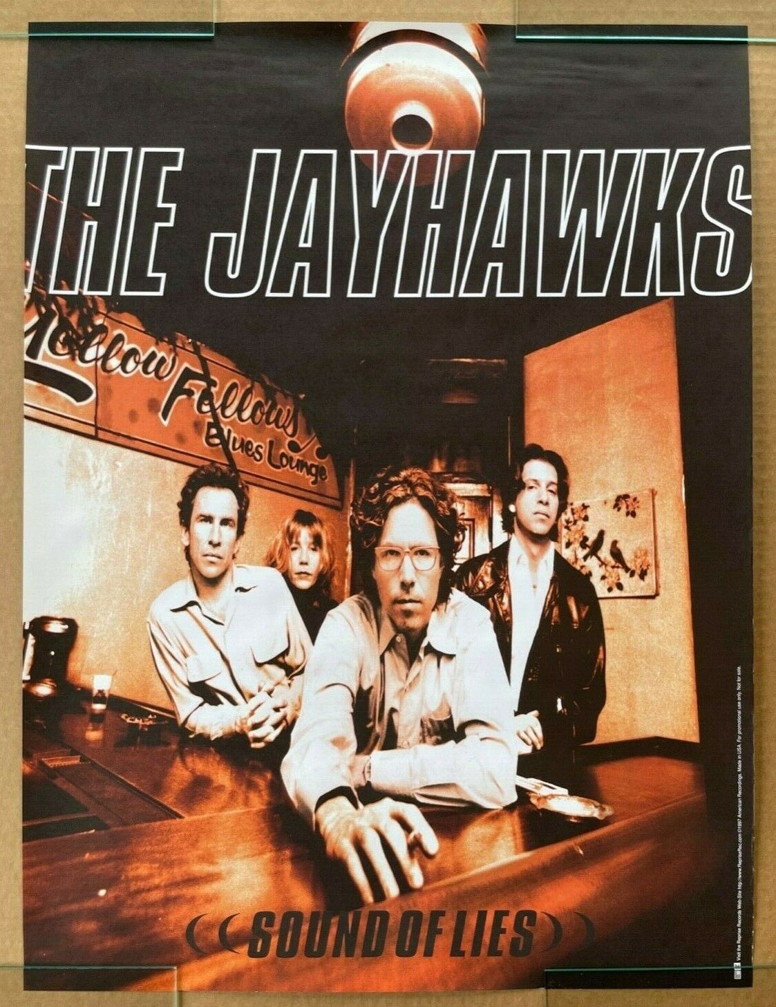 The Jayhawks Sound Of Lies Promo Poster 18" X 24" 1997 Reprise Records
